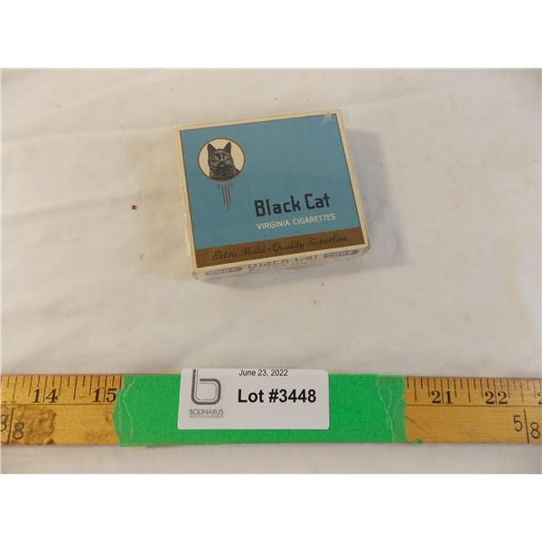 Black cat Virginia Cigarettes box