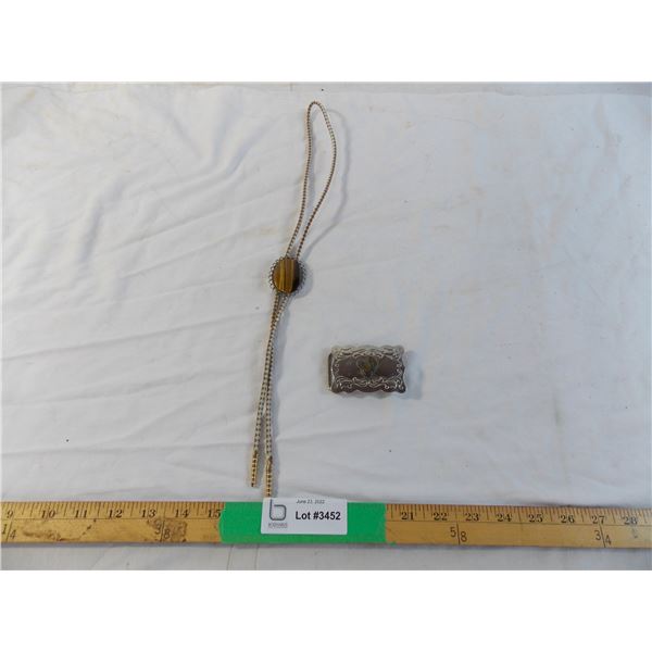 Bolo Tie and Belt buckle