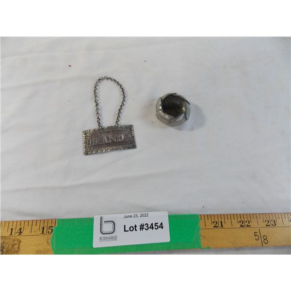 Brandy Decanter Silver Label