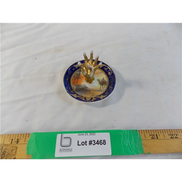 Vintage Hand Painted Noritake Ring Holder