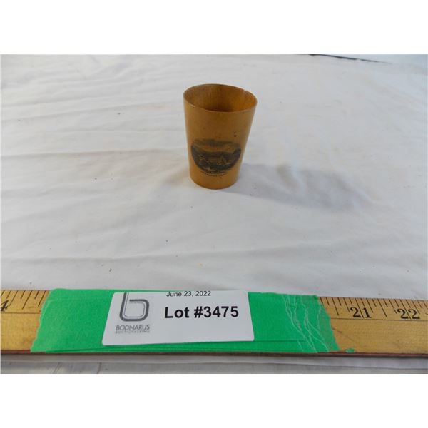 Jedburgh Abbey wooden shot glass