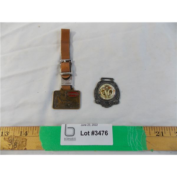 Esco Watch Fob and Pratts Winnipeg Fob