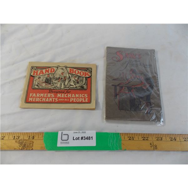 Vintage handbook for all people and saws in the filing room book