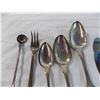 Image 3 : Silver serving spoons and forks