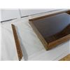 Image 3 : Brown Felt display case with glass cover