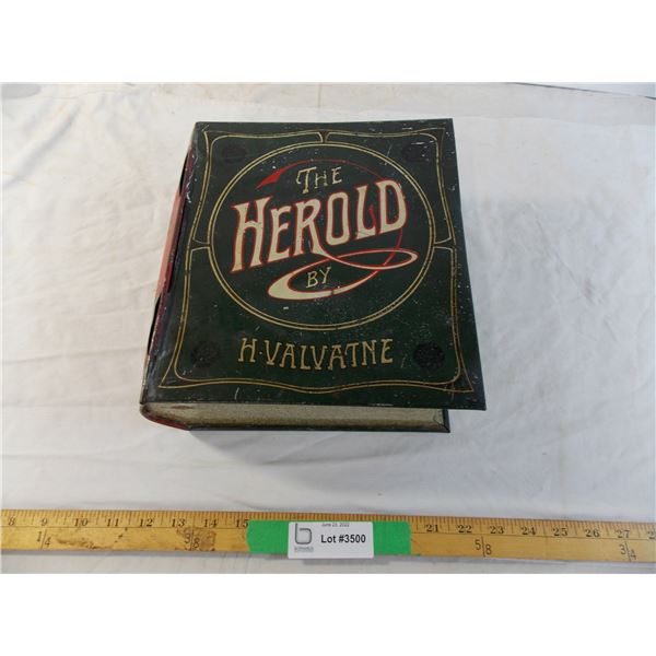 The Herald Smoked sardines metal book
