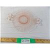 Image 1 : Pink Depression Glass cake plate