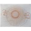 Image 2 : Pink Depression Glass cake plate