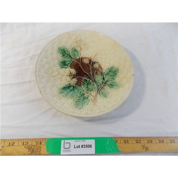 19th Century Majolica plate