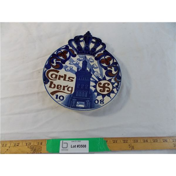 Carlsberg Danish 1908 plate