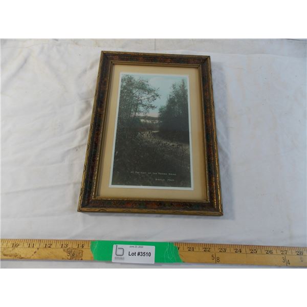 At the foot of the Ravine Drive Birtle Man picture in frame