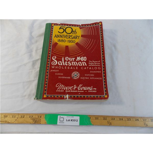 50th Anniversary 1880-1930 salesman wholesale catalog