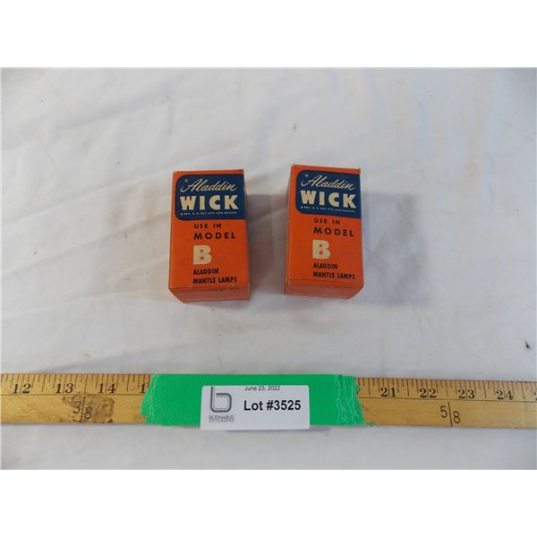 (2)Aladdin wick for mantle lamps