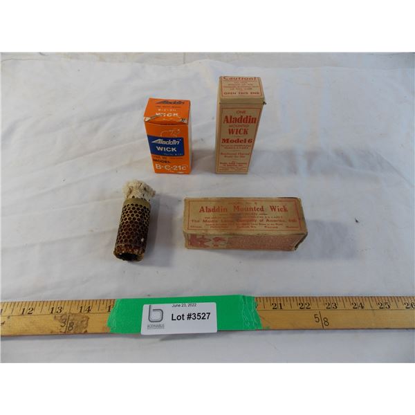 (3) Aladdin wick for mantle lamps