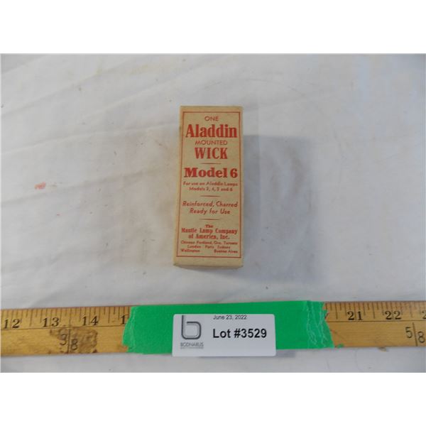 One Aladdin mounted wick model 6