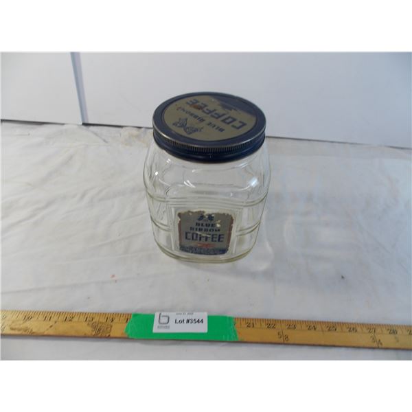 Blue Ribbon Coffee Jar