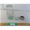 Image 1 : Crown glass jar with half glass lid