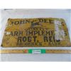 Image 1 : John Deere Broderick Sask metal sign