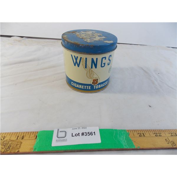 Wings Cigarette Tobacco tin