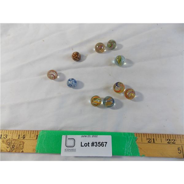Hand blown Marbles