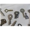 Image 3 : Assorted keys , Old ford key clock key and skeleton key