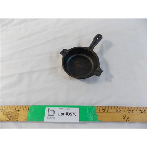 Miniature cast iron pan
