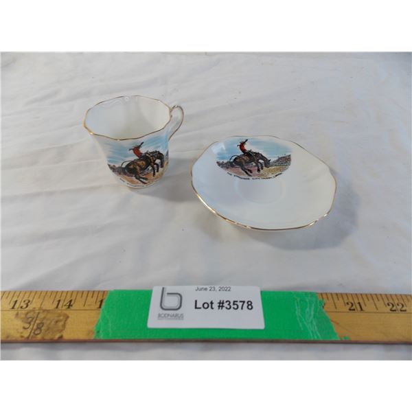 Royal Carlton Calgary Stampede cup and saucer
