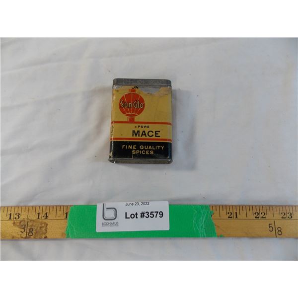 Sunglo Pure Mace tin