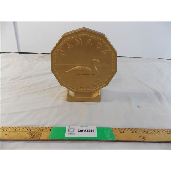 Canada Dollar coin Piggy bank