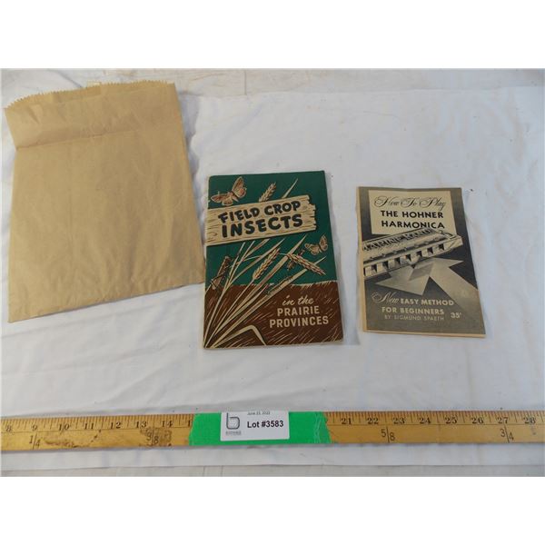 Field crop insects and harmonica book