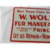 Image 2 : W.Wolman Fur Manufacturer Prince Albert sign