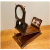 Image 1 : Large Victorian Roswell's Patent figured Walnut Table-top Stereoscope
