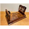 Image 2 : Large Victorian Roswell's Patent figured Walnut Table-top Stereoscope