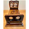 Image 4 : Large Victorian Roswell's Patent figured Walnut Table-top Stereoscope
