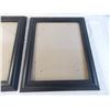 Image 3 : (2) black matching picture frames