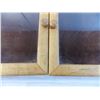 Image 2 : Wooden Display frame with window doors and felt foam background