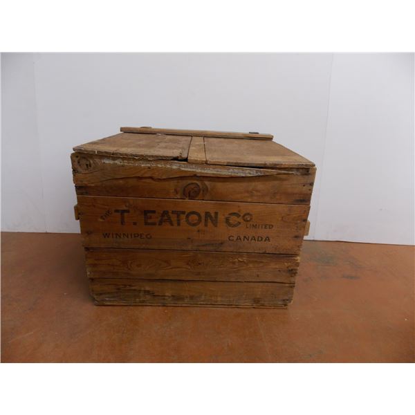Eatons wooden crate