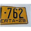 Image 3 : Alberta 1929 Licence plate