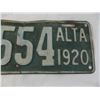 Image 3 : Alberta 1920 Licence plate