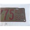 Image 3 : Alberta 1924 License plate