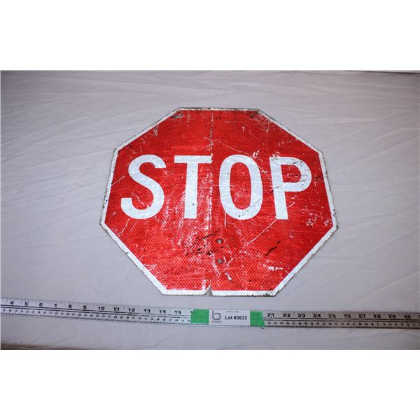 18” Stop/Slow Sign