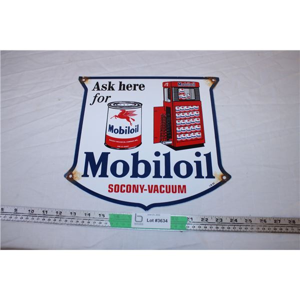 Mobiloil Sign 11”