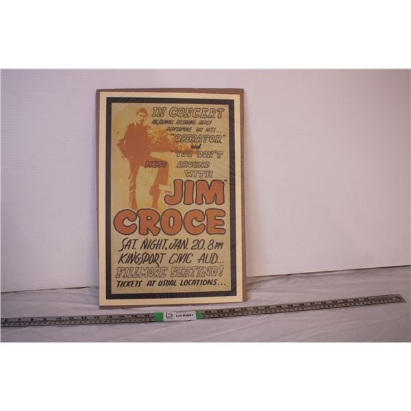 18”X12” Jim Croce Poster Print