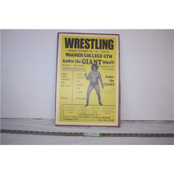 18”X12” Wrestling Poster Print
