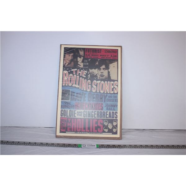 18”X12” Rolling Stones Poster Print