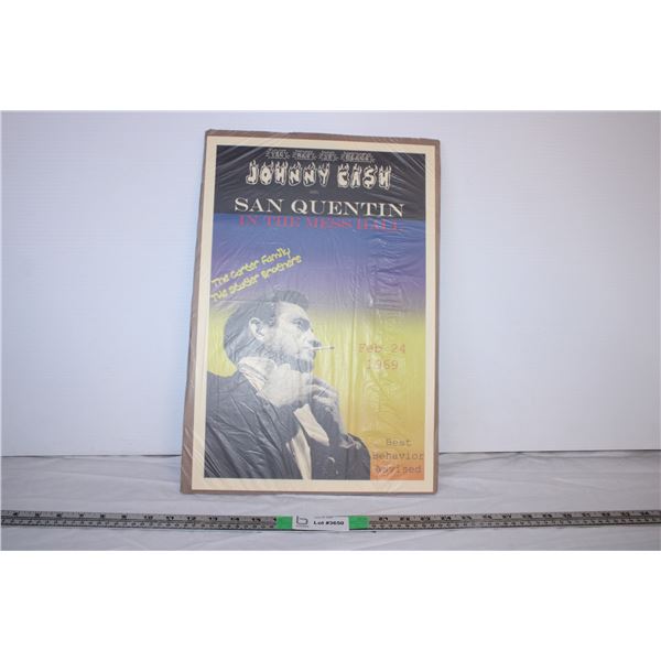 18”X12”Johnny Cash Poster Print