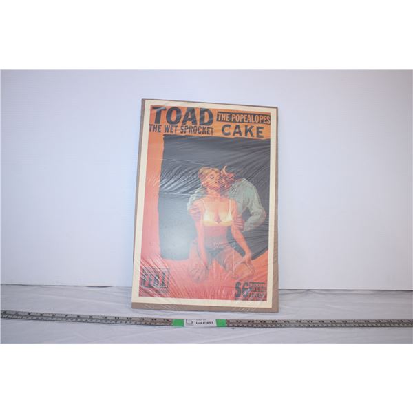 18”X12” Toad Cake Poster Print