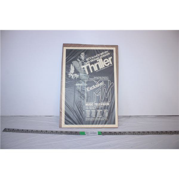 18”X12” Thriller Poster Print