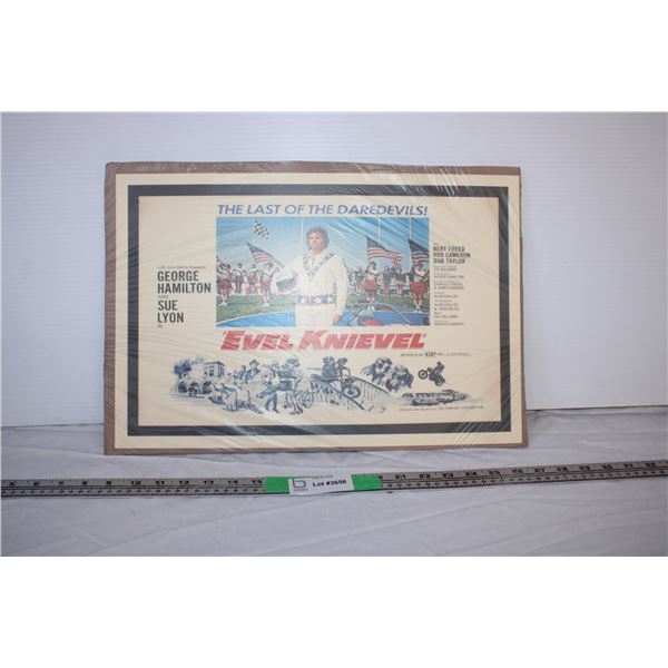 18”X12” Evel Knievel Poster Print