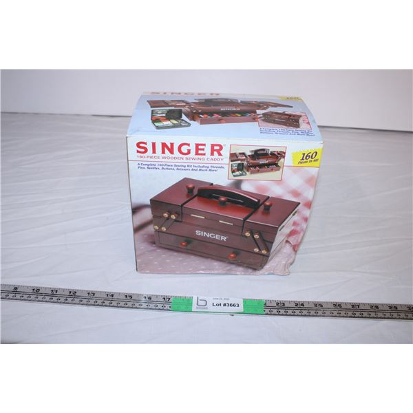 Singer Wooden Sewing Caddy